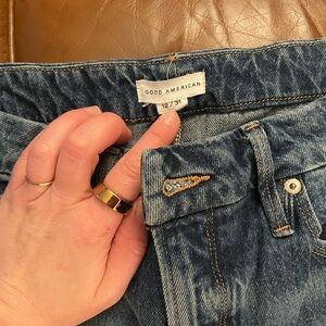 Good American High Rise Blue Jeans